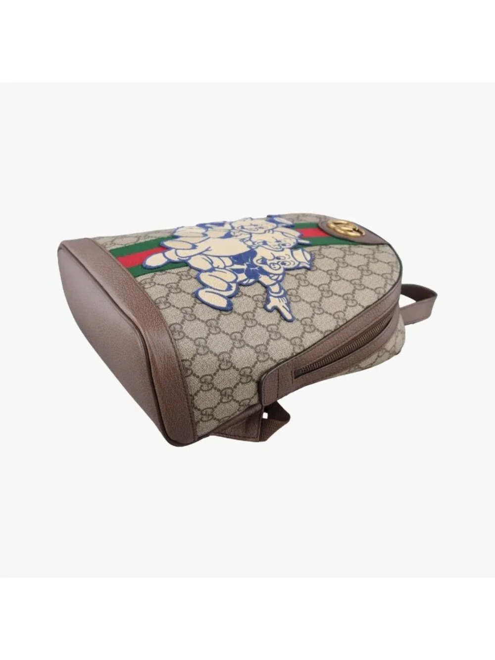 Gucci Three Little Pigs Brown Multicolor Backpack